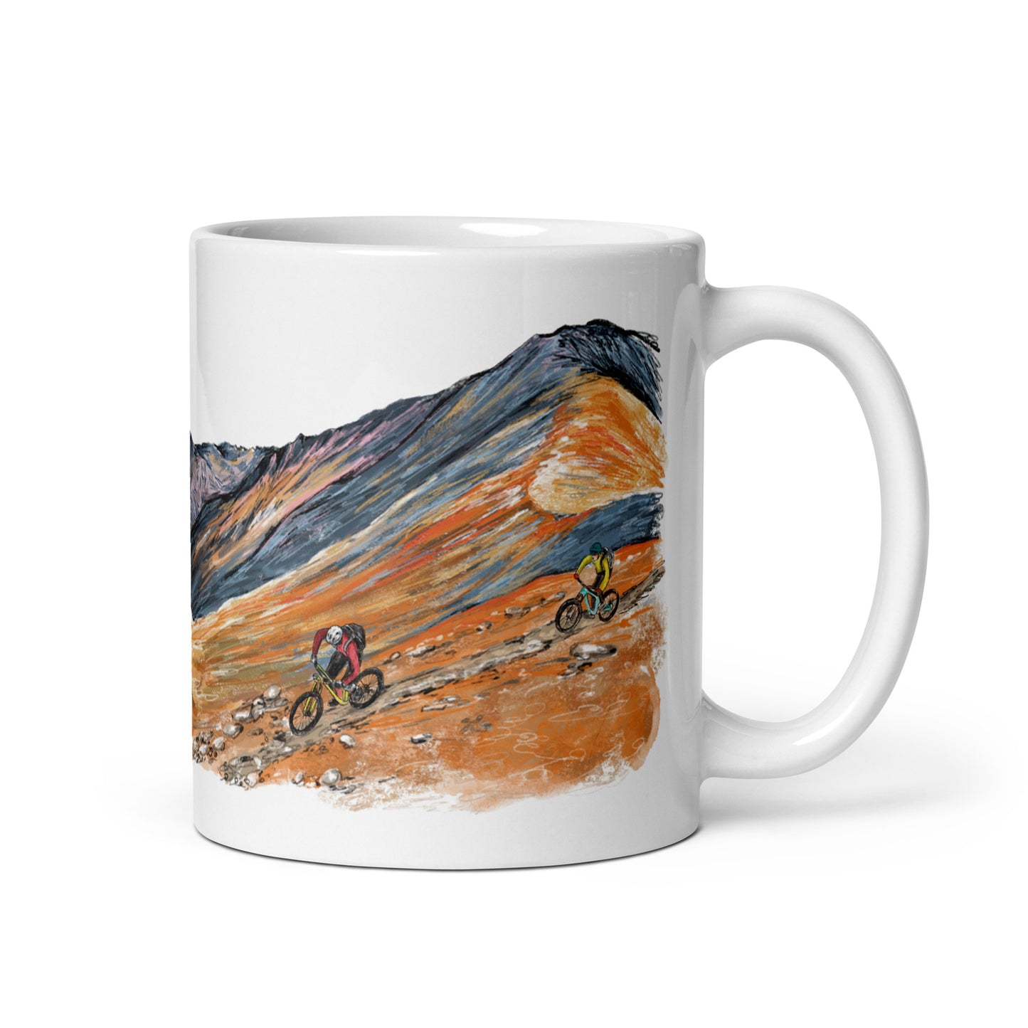 Mountain Biking Ceramic Mug