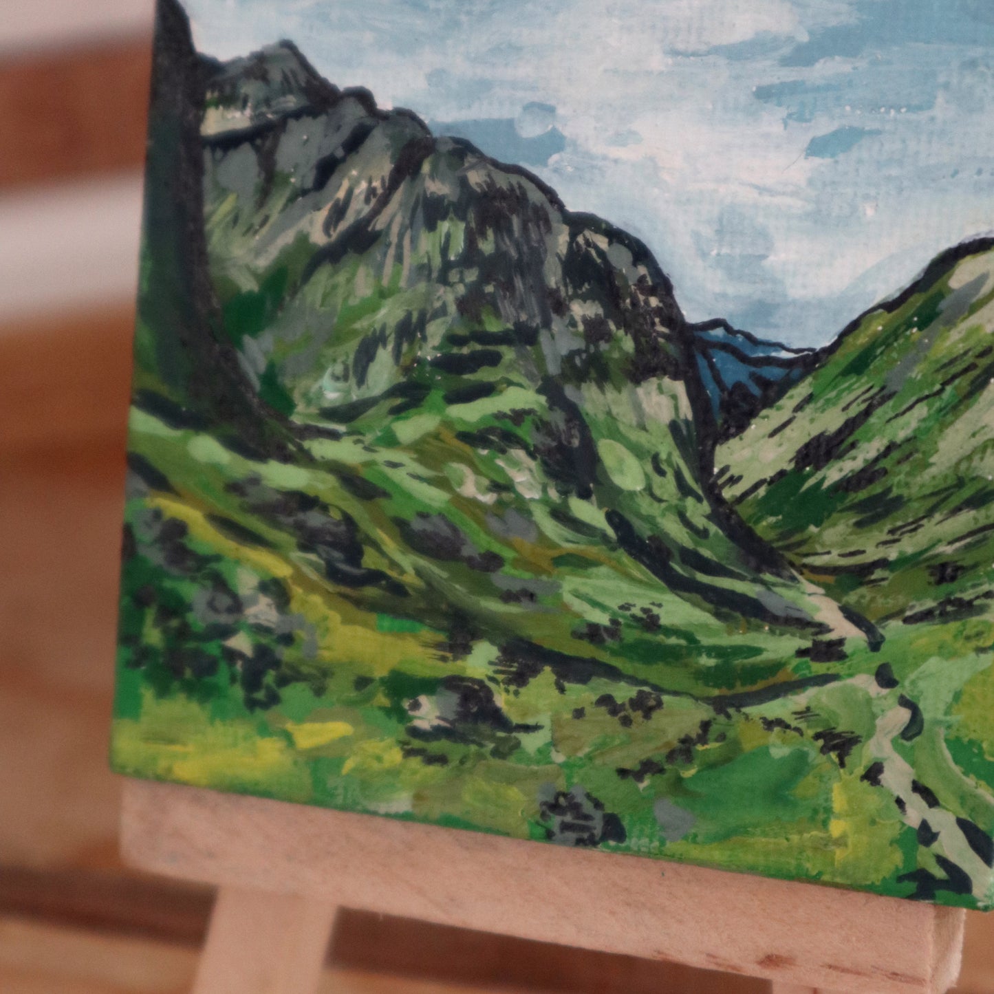 Day 01 - 7x7cm Mini Canvas - Glencoe