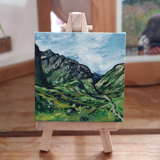 Day 01 - 7x7cm Mini Canvas - Glencoe