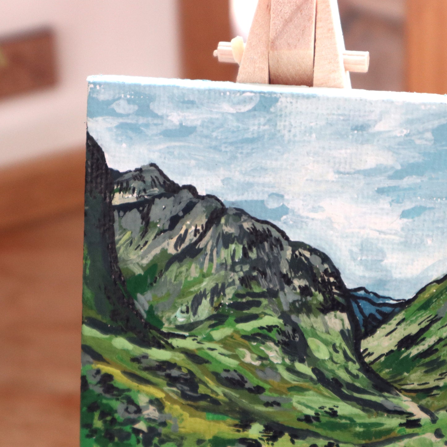 Day 01 - 7x7cm Mini Canvas - Glencoe