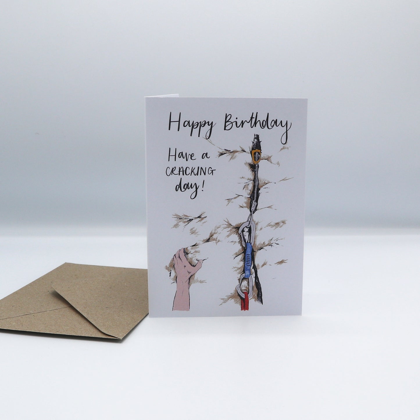 'Happy Birthday, Have a Cracking Day' Climbing Greeting Card