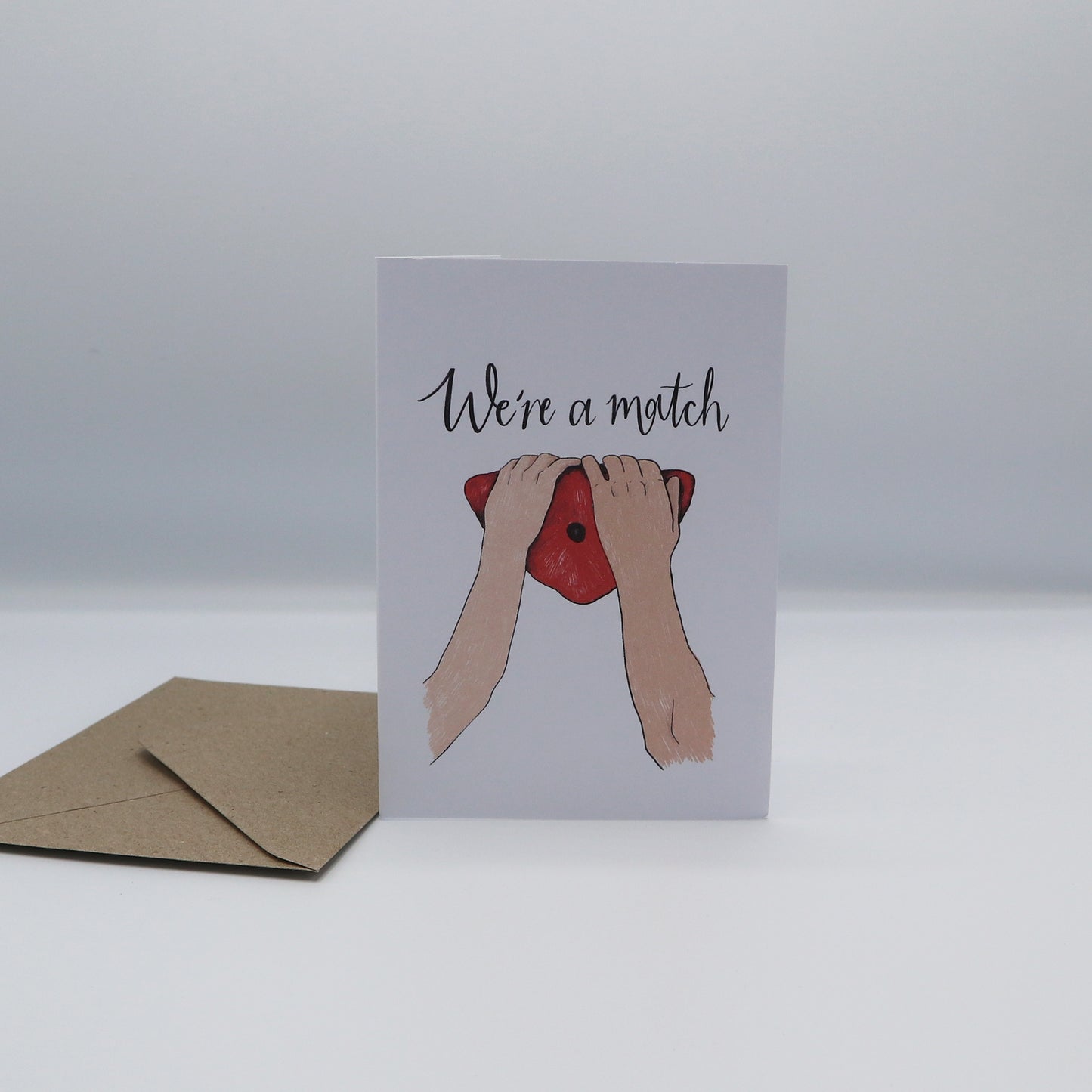 We're A Match Climbing Greeting Card