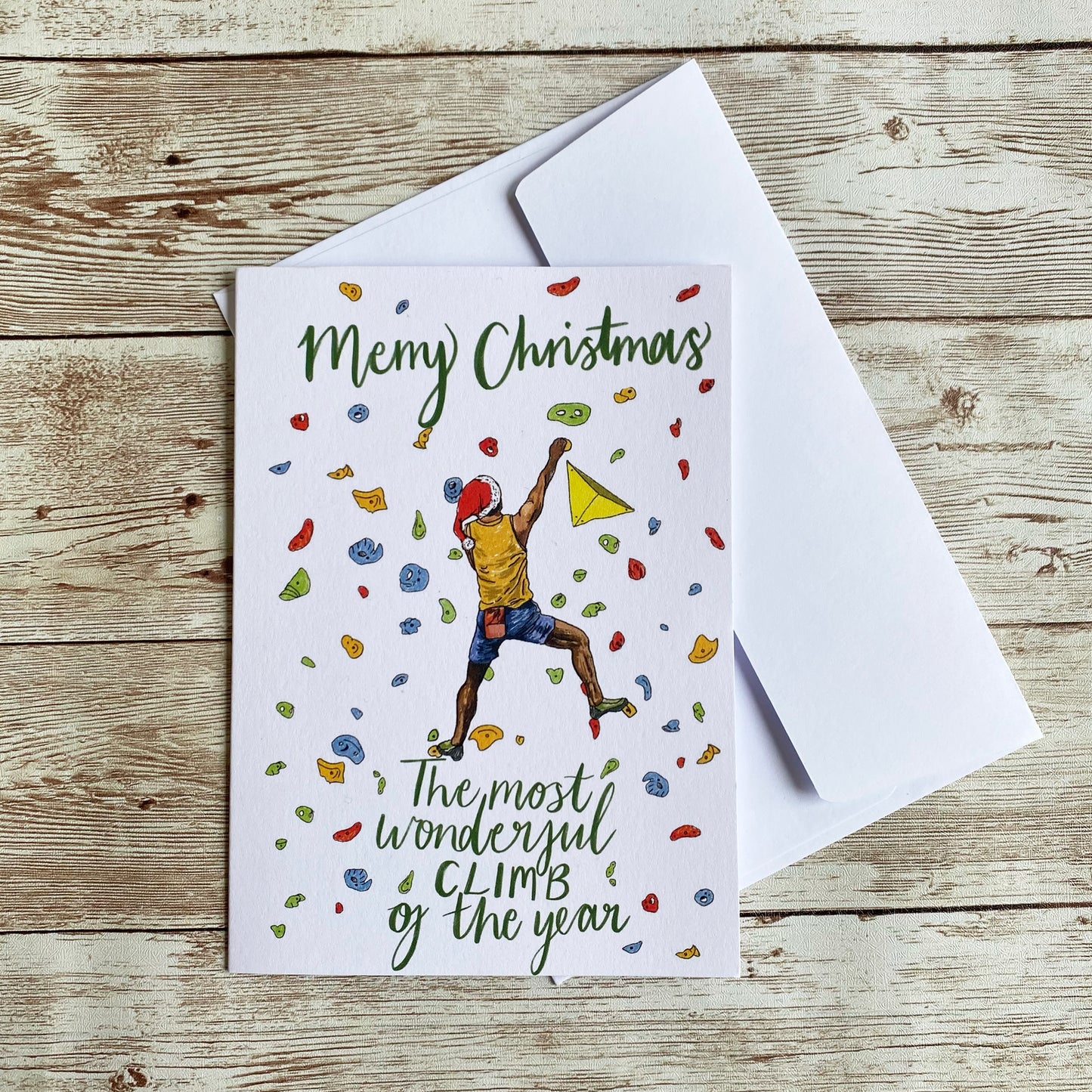 Climbing Christmas Card Set