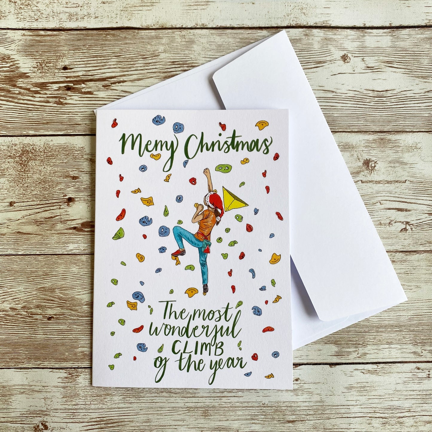 Climbing Christmas Card Set