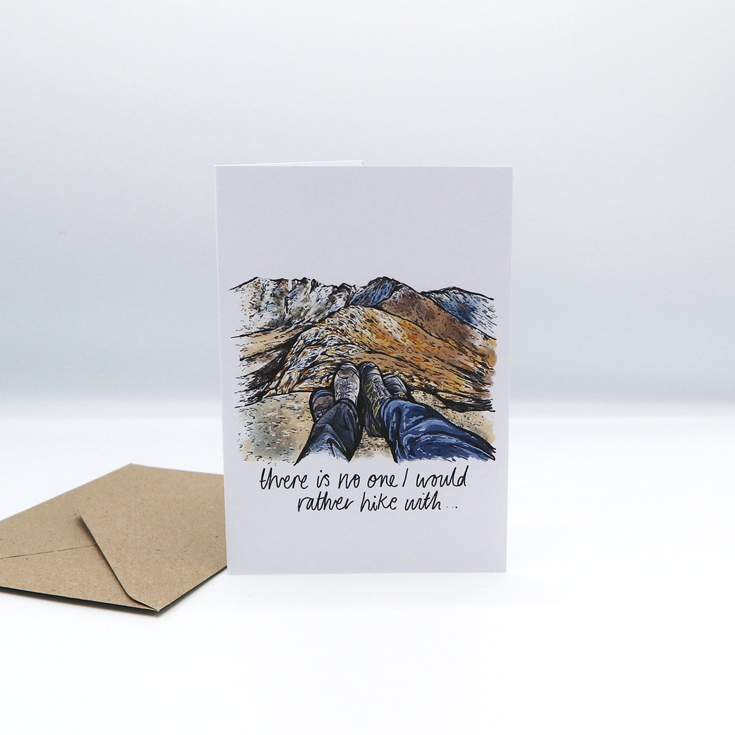 'No One I Would Rather Hike With' Greeting Card