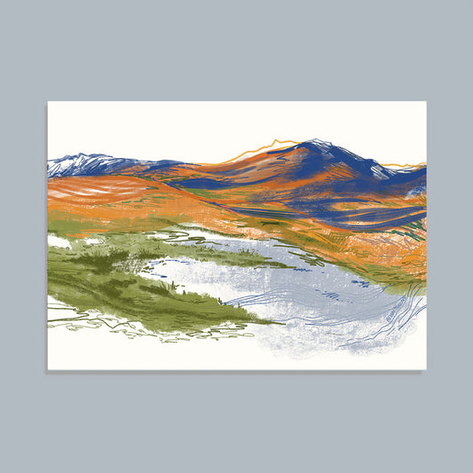 Beinn Teallach Art Print