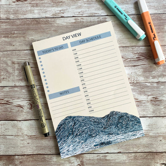 Mountain Daily Planner Pad A5