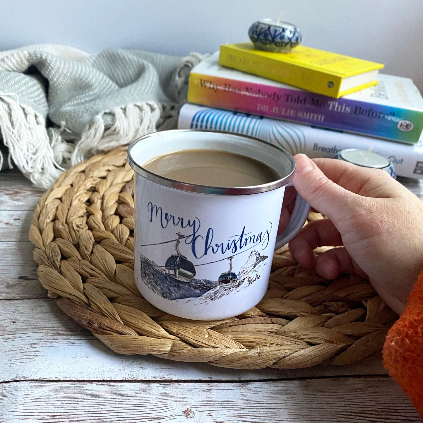 Christmas Enamel Mug