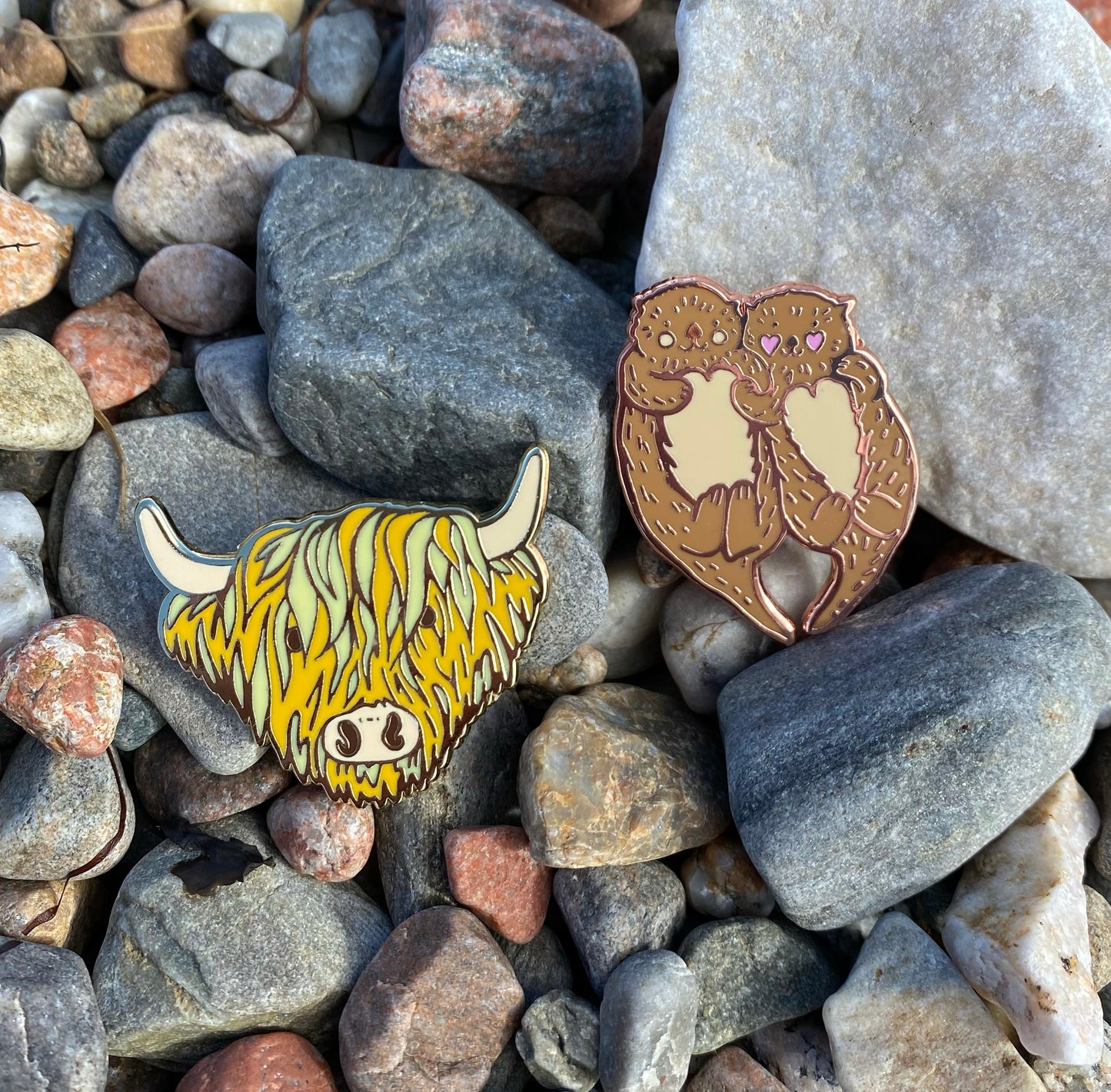 Highland Cow Enamel Pin