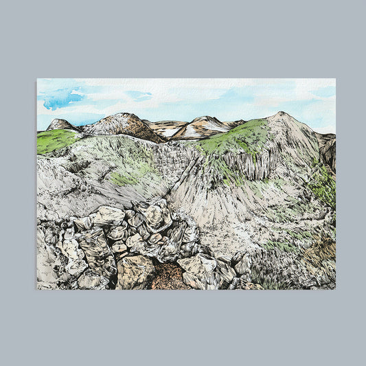 Ruadh-Stac Mor Art Print