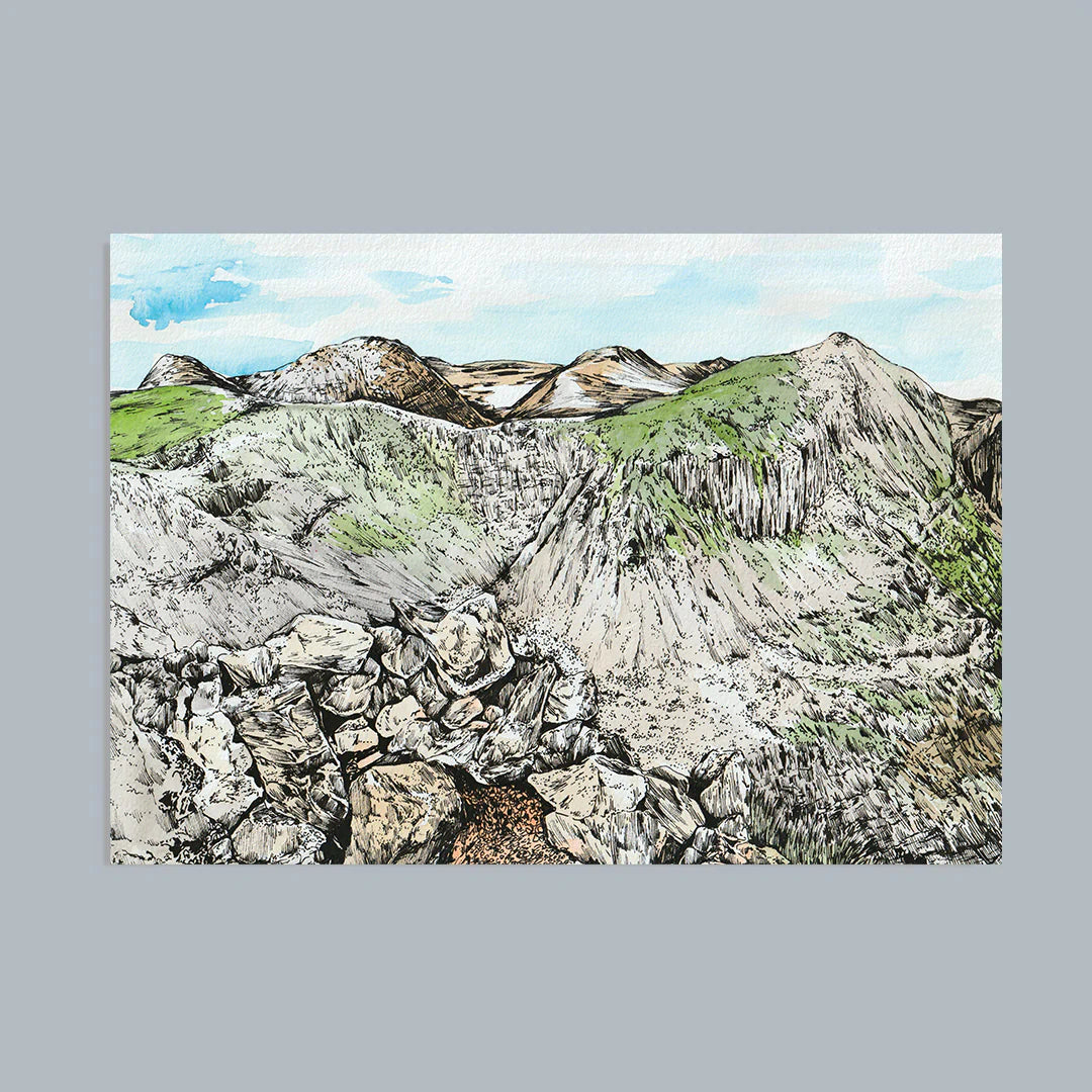 Original Ruadh-Stac Mor Watercolour Painting