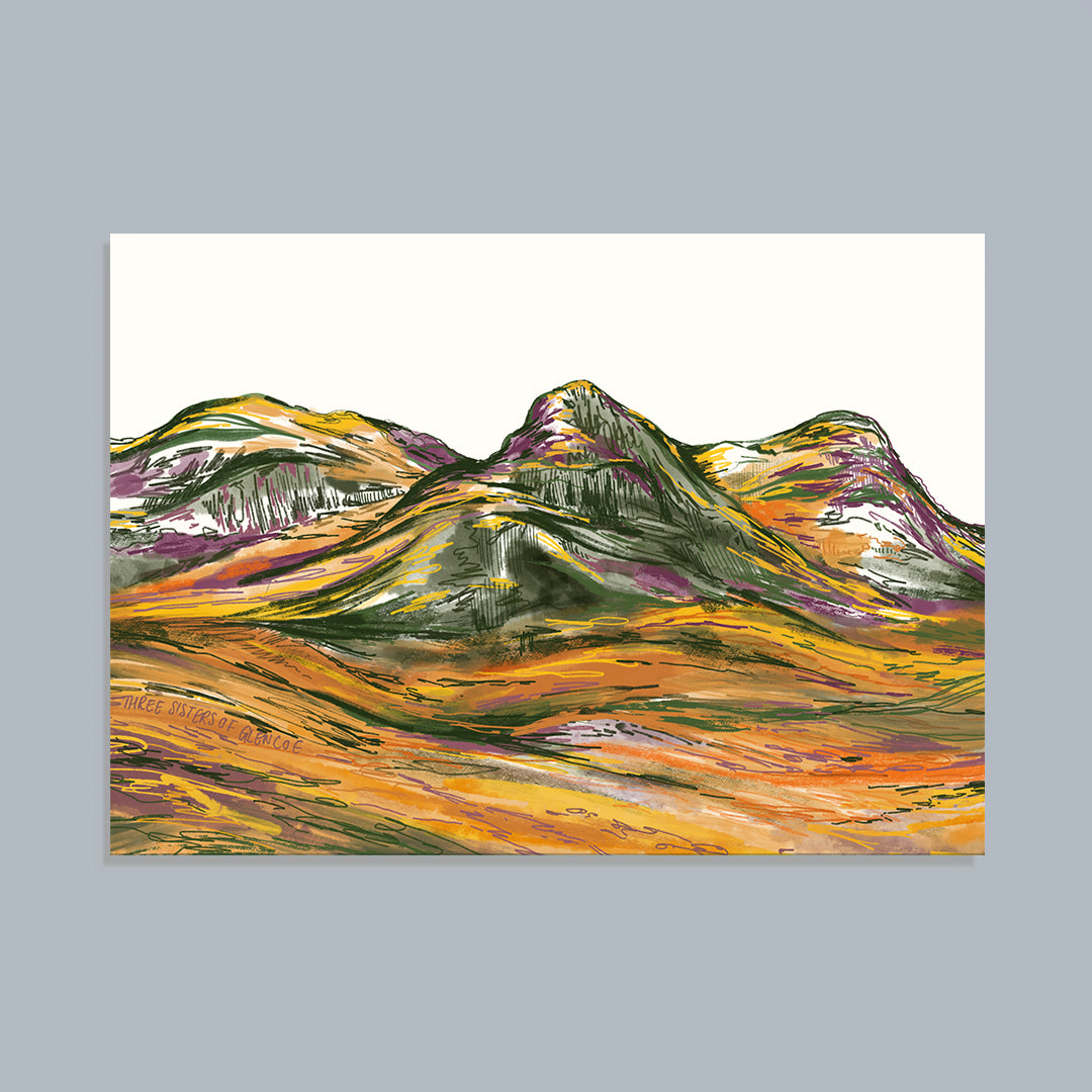 Three Sisters Glencoe Painting