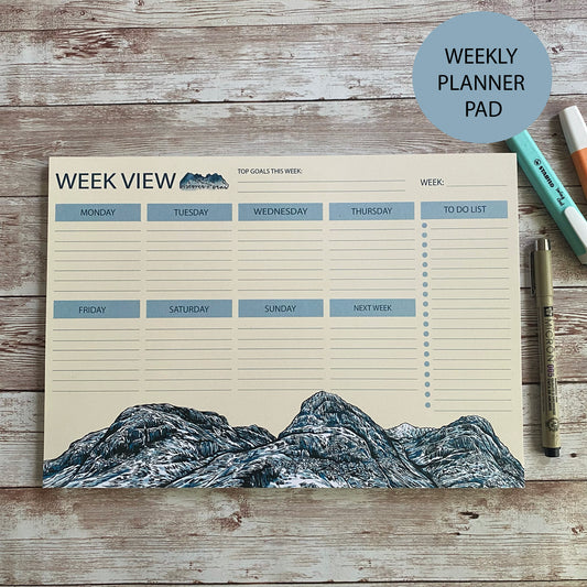 Mountain Weekly Planner