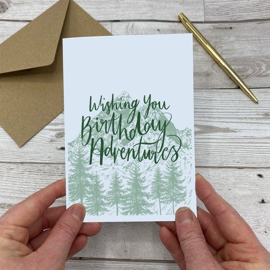 Wishing You Birthday Adventures Greeting Card