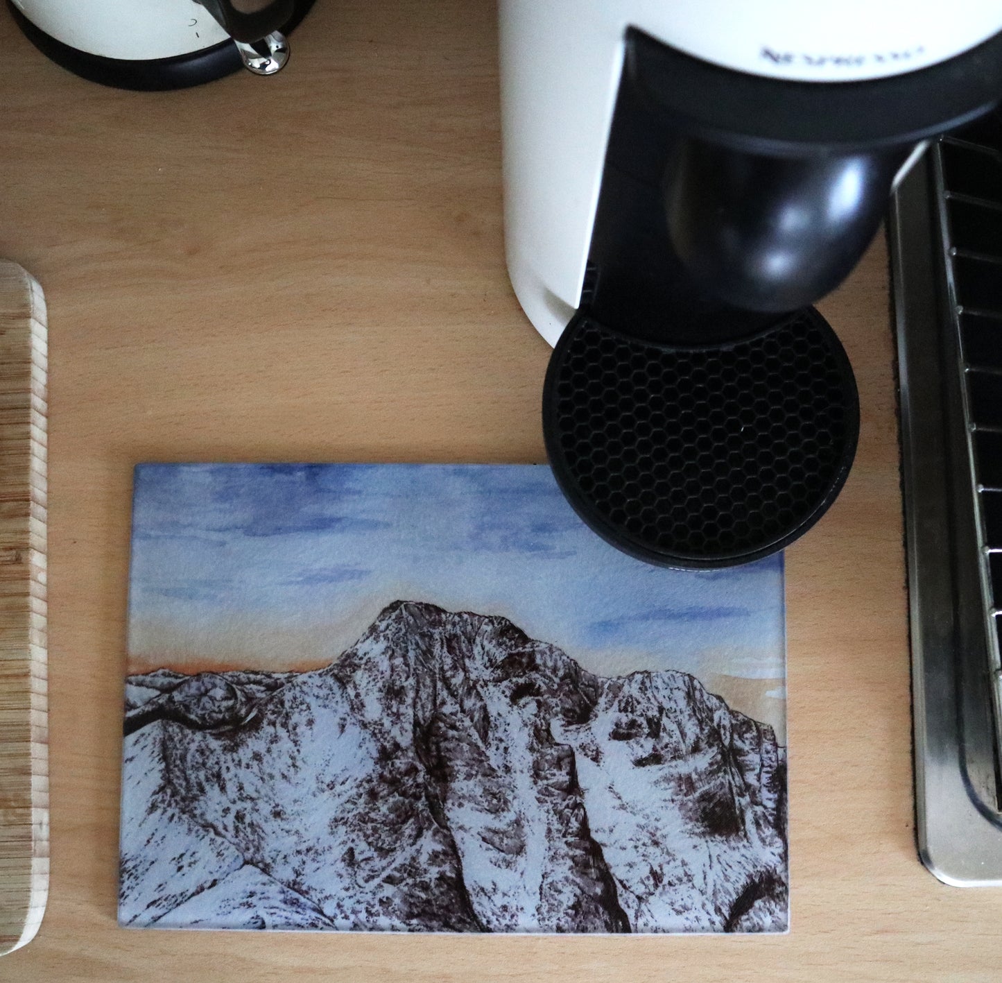 Glass Chopping Board Ben Nevis