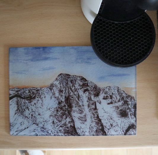 Glass Chopping Board Ben Nevis