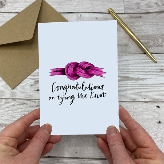 Rock Climbing Engagement Greeting Card