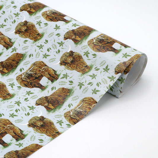 Highland Cow Wrapping Paper