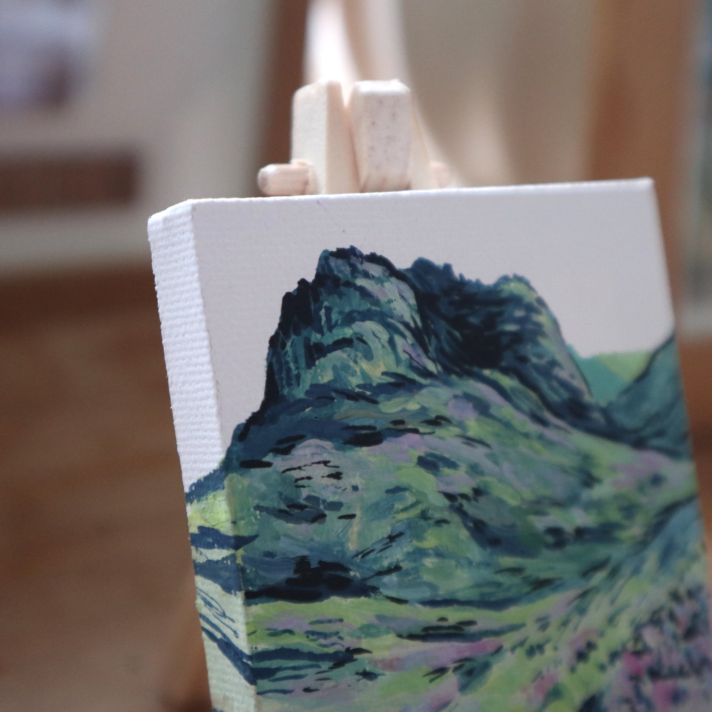 Day 07 - 7x7cm Mini Canvas - Glencoe