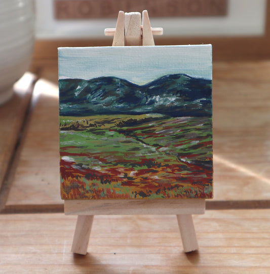 Day 24 - 7x7cm Mini Canvas - Cairngorms