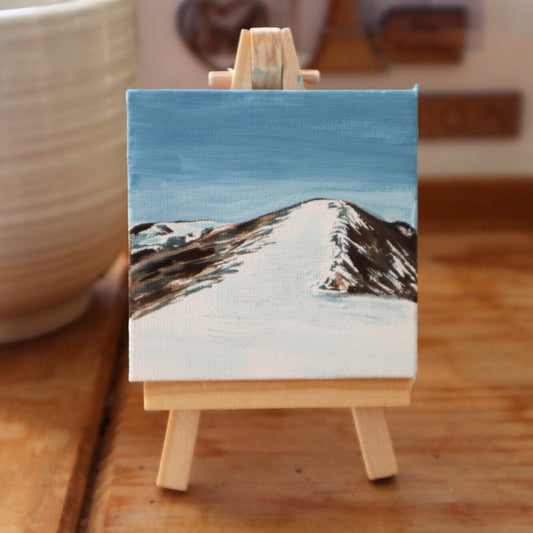 Day 26 - 7x7cm Mini Canvas - Beinn a’Chaorainn