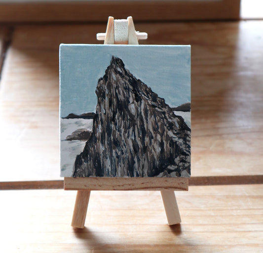 Day 29 - 7x7cm Mini Canvas - An Teallach, Dundonnell