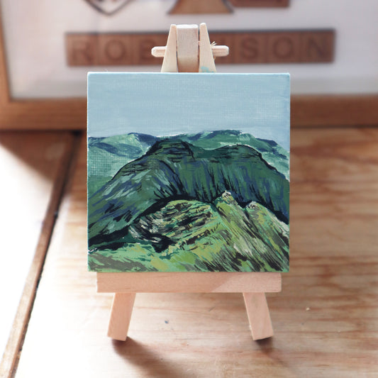 Day 33 - 7x7cm Mini Canvas - Torridon