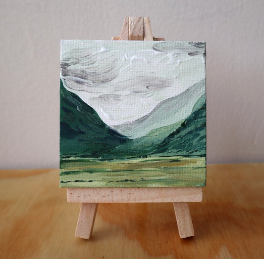 Day 39 - 7x7cm Mini Canvas - Glencoe