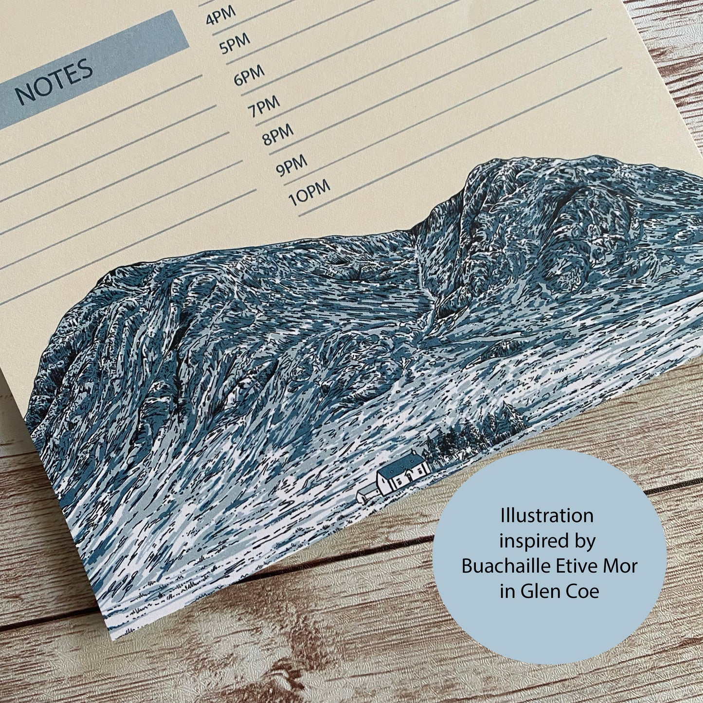 Mountain Daily Planner Pad A5