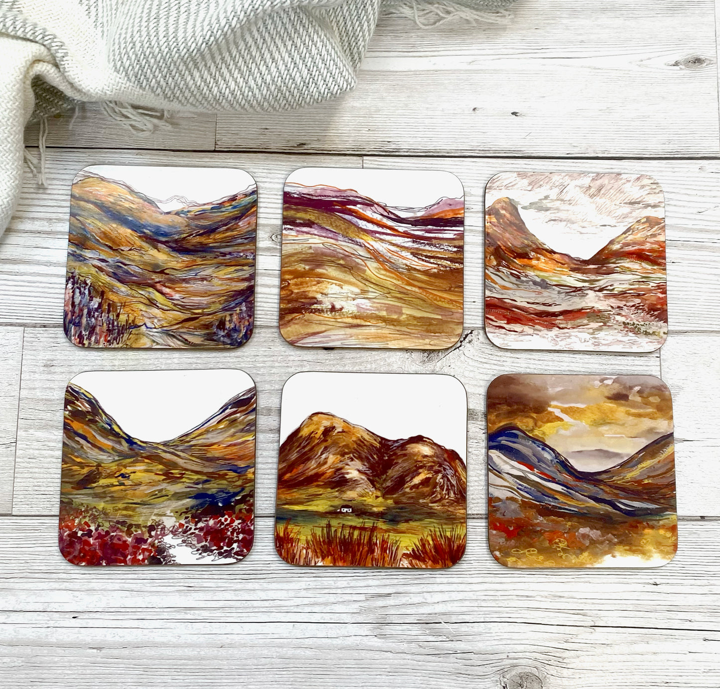 Glencoe Coasters Set Of 6