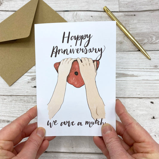 Happy Anniversary Rock Climbing Greeting Card