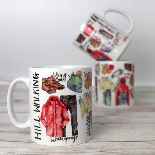 Hill Walking Ceramic Mug