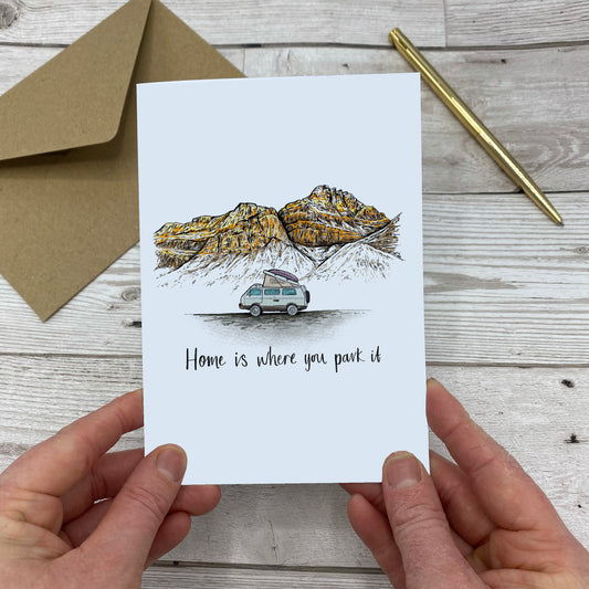 'Home Is Where You Park It' Greeting Card