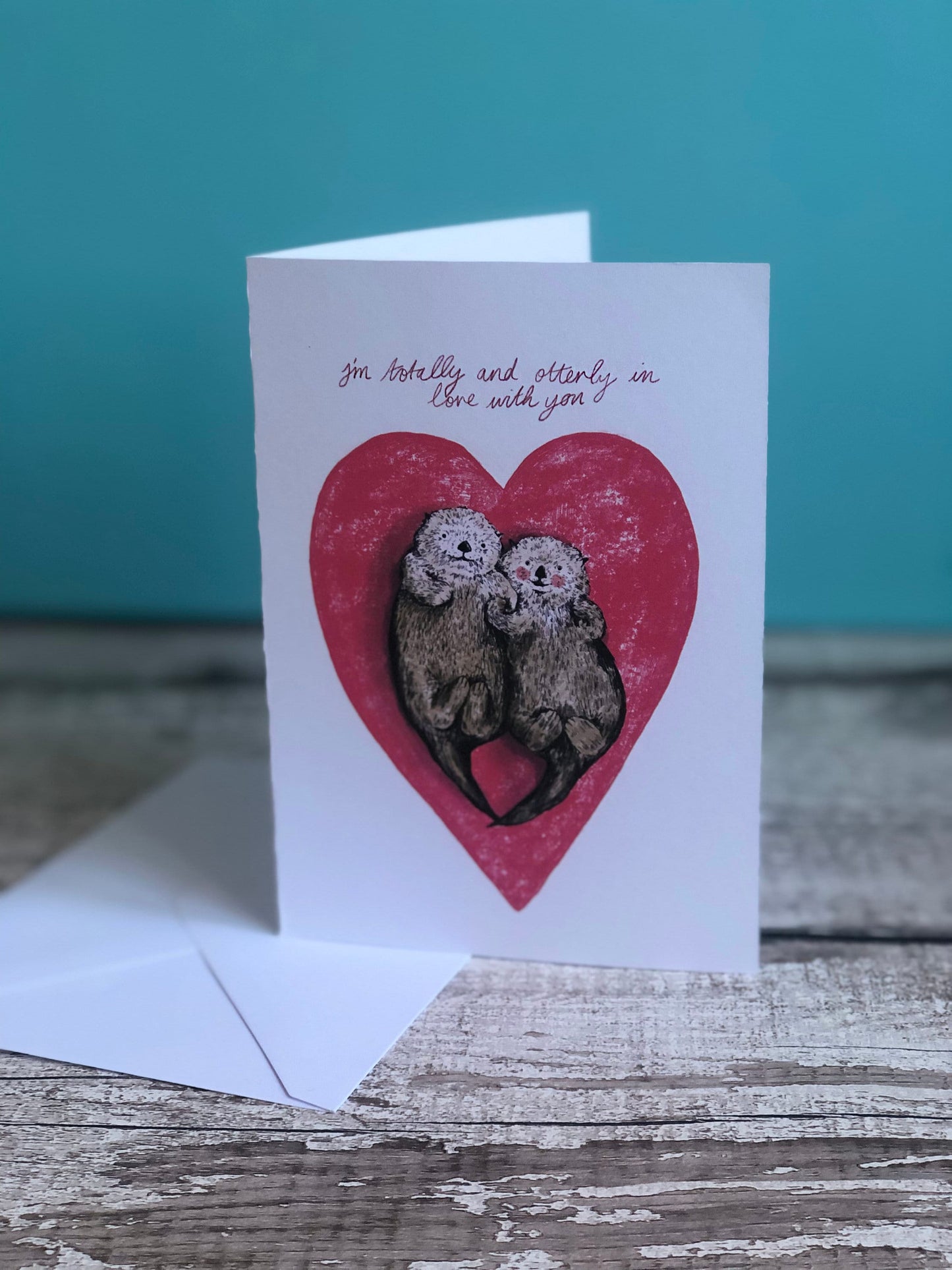 Otterly In Love With You Greeting Card