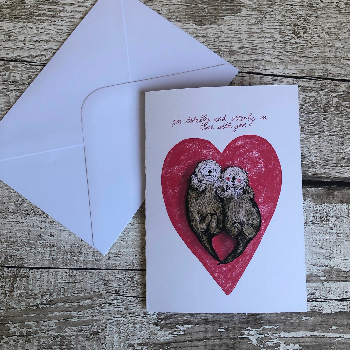 Otterly In Love With You Greeting Card