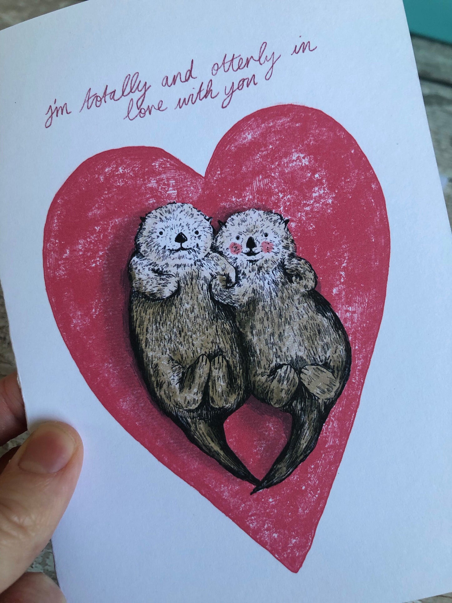 Otterly In Love With You Greeting Card