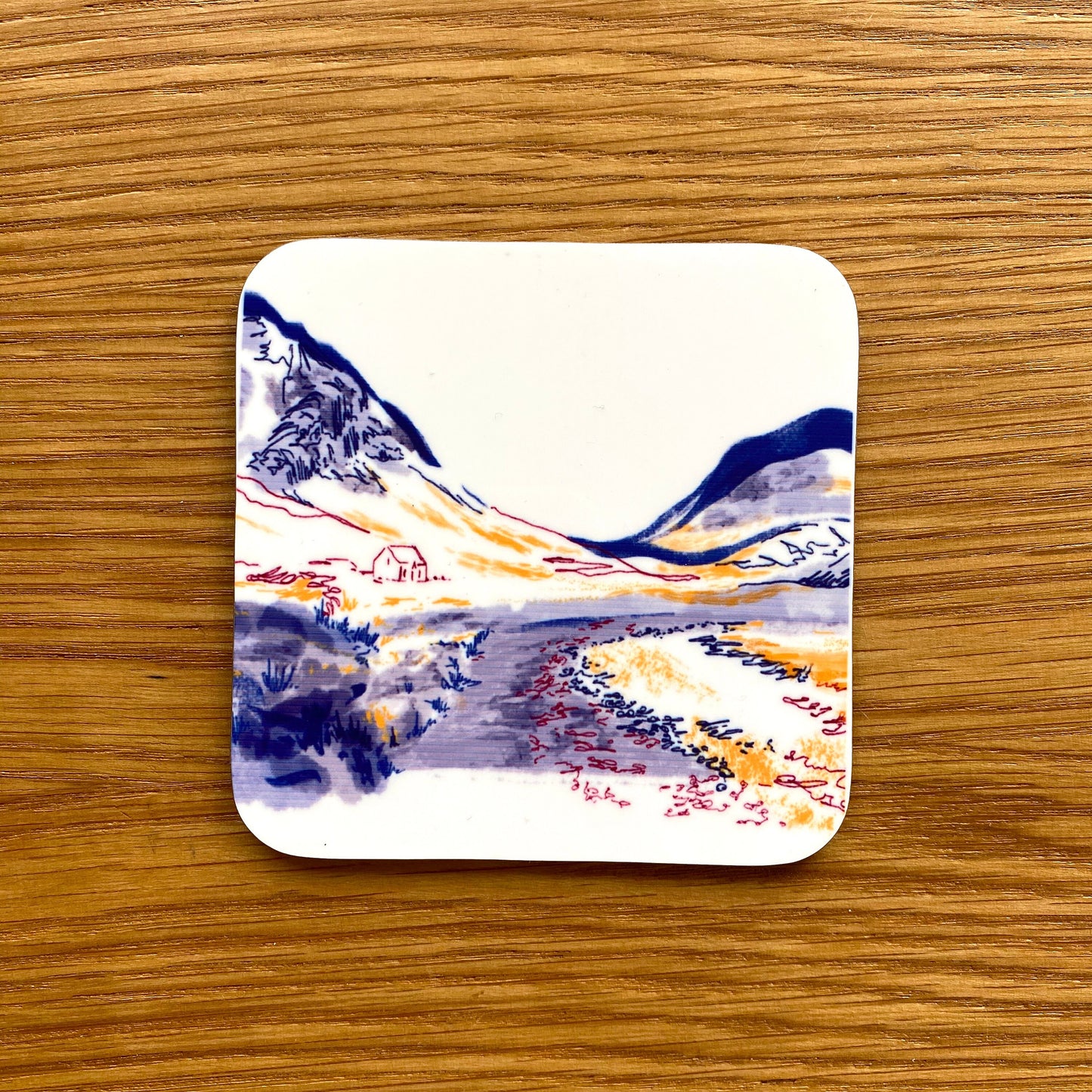 Scottish Mountain Coasters Set Of 6