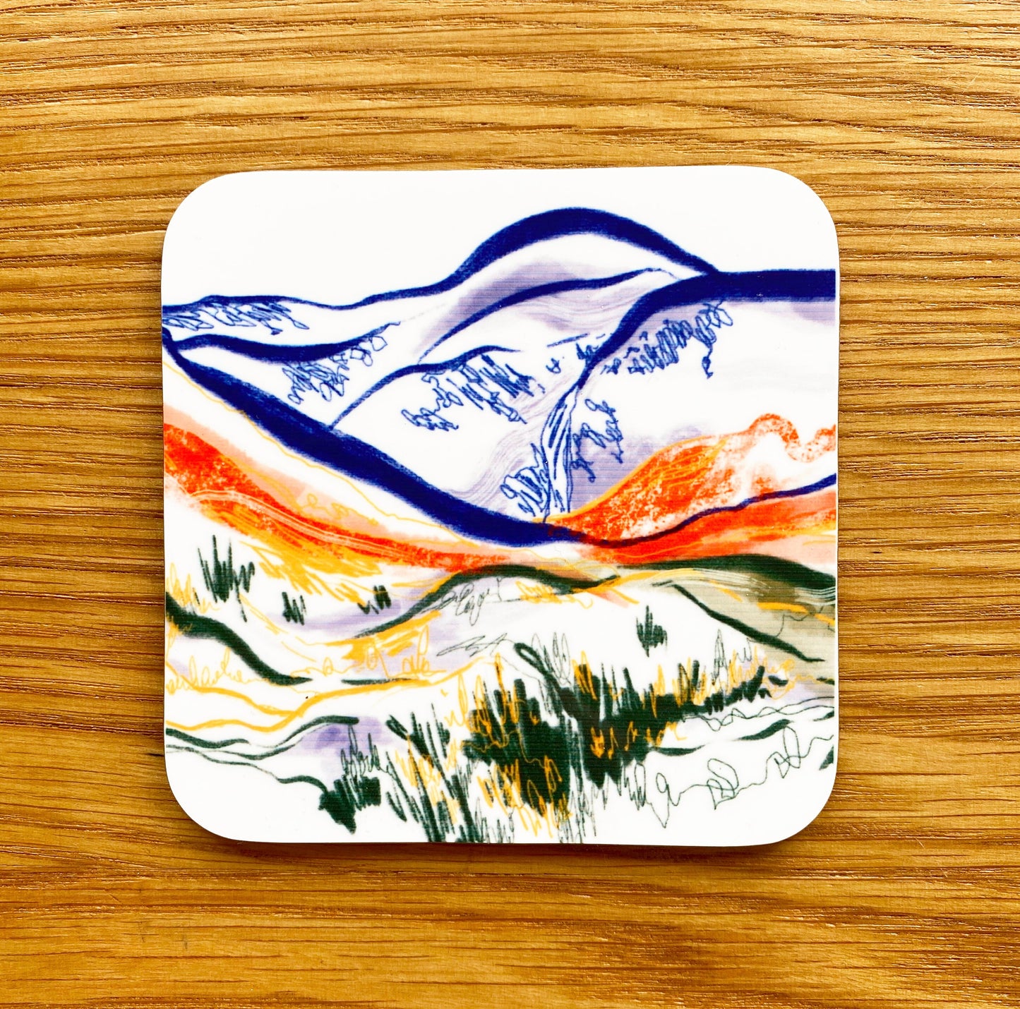 Scottish Mountain Coasters Set Of 6