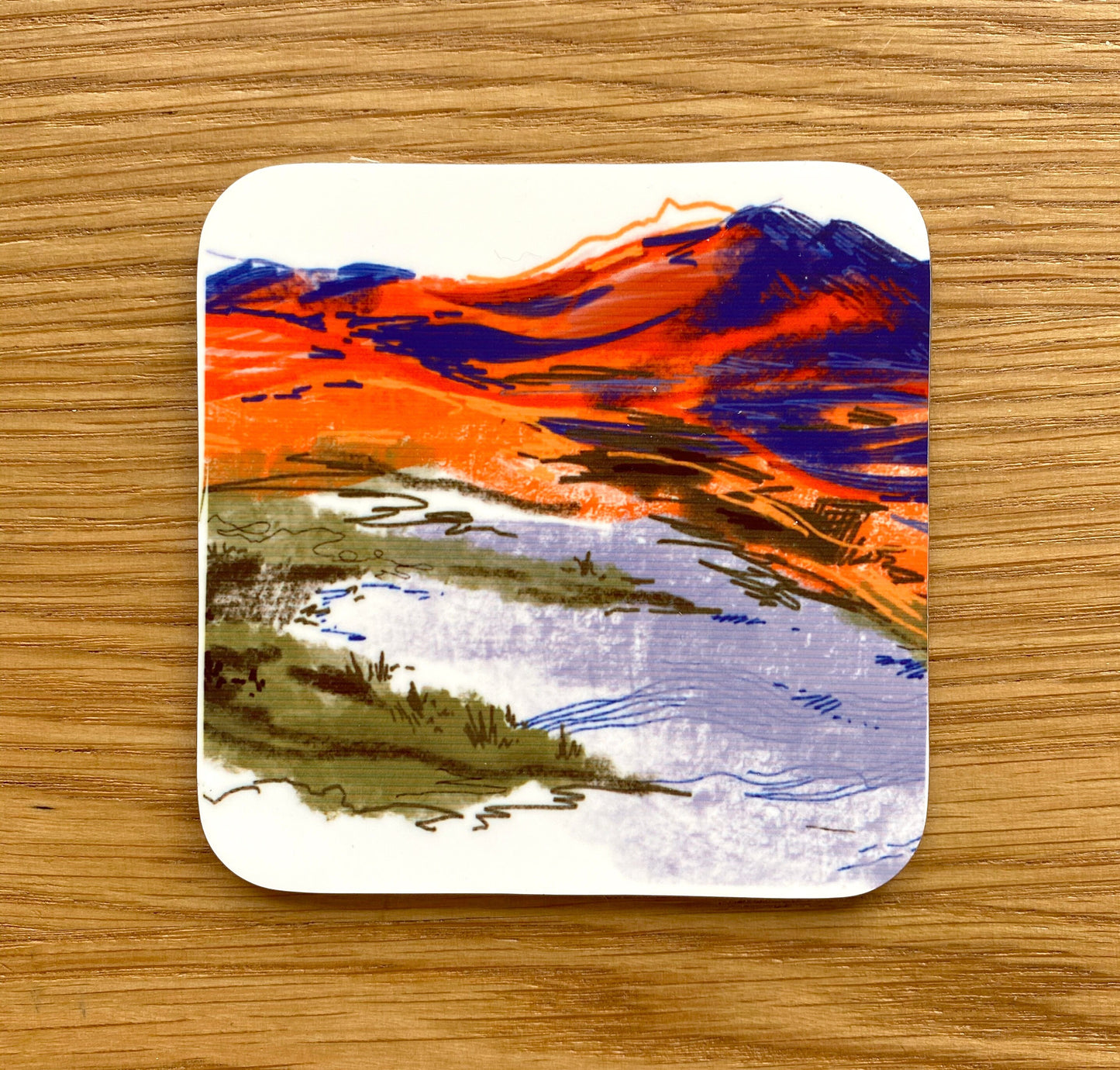 Scottish Mountain Coasters Set Of 6