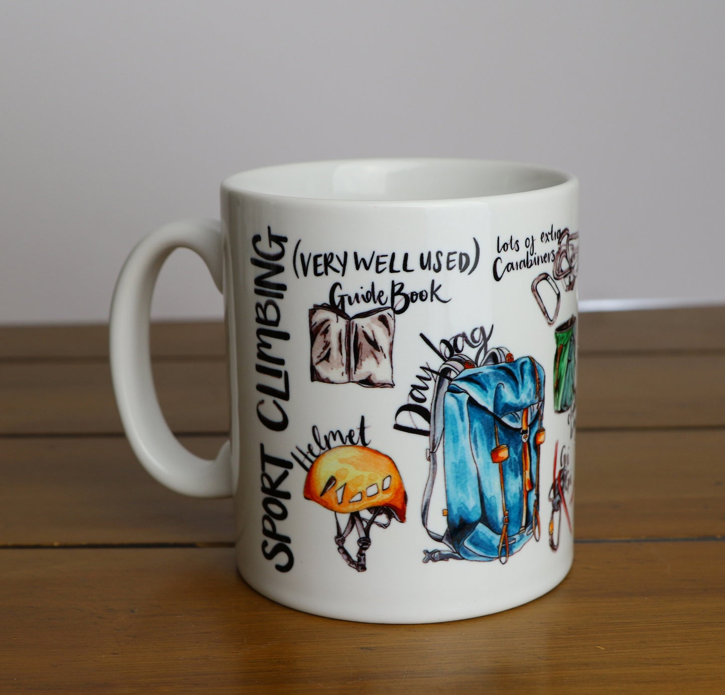 Sport Climbing Ceramic Mug