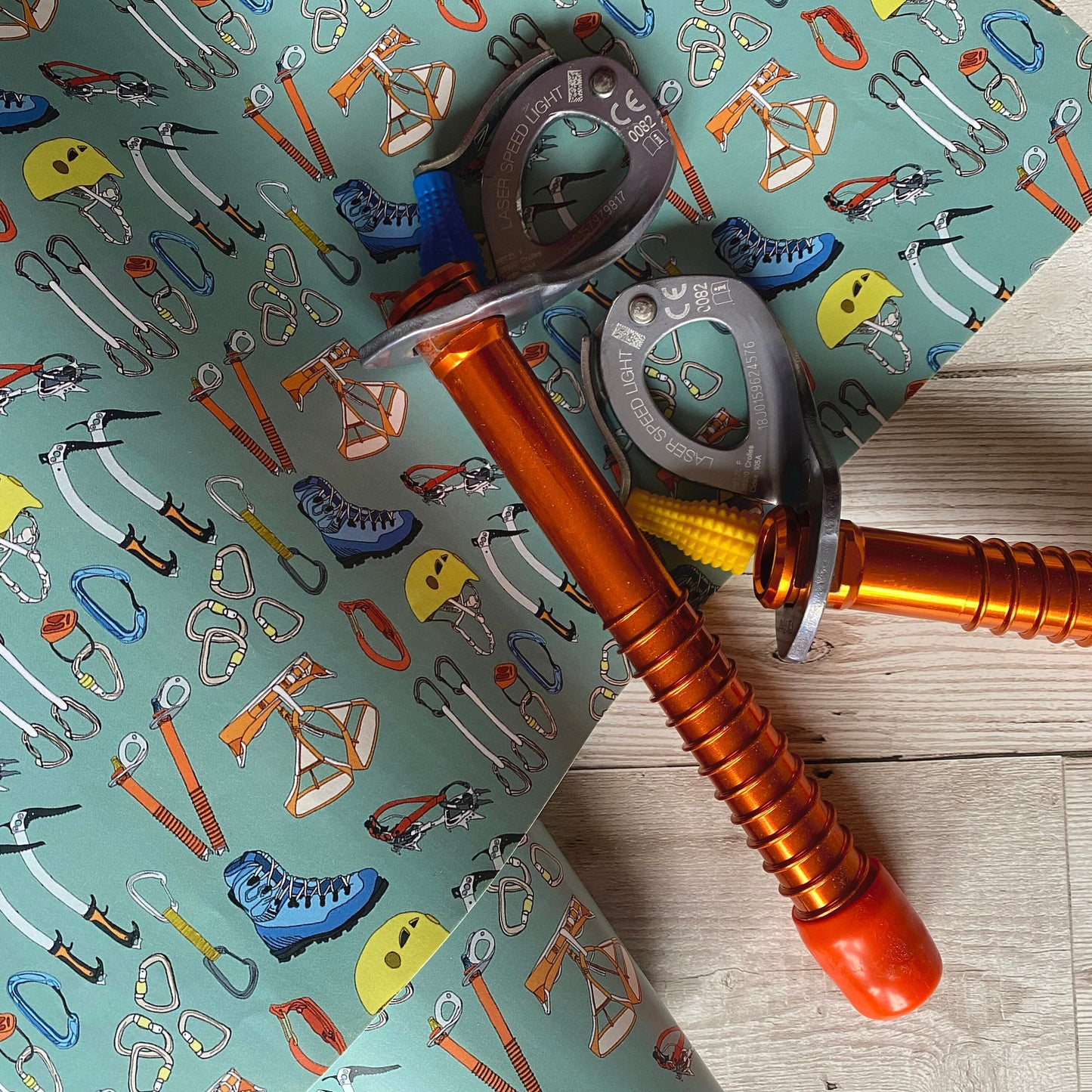 Ice Climbing Wrapping Paper