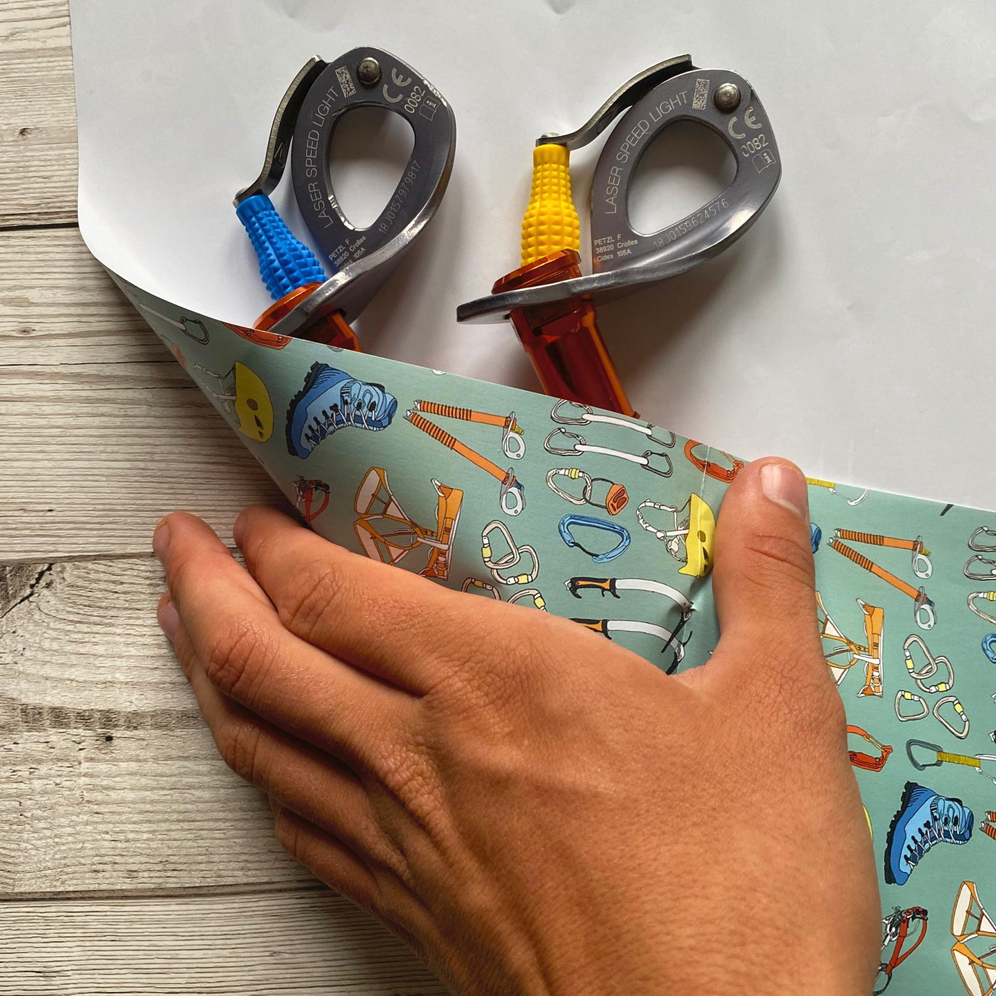 Ice Climbing Wrapping Paper