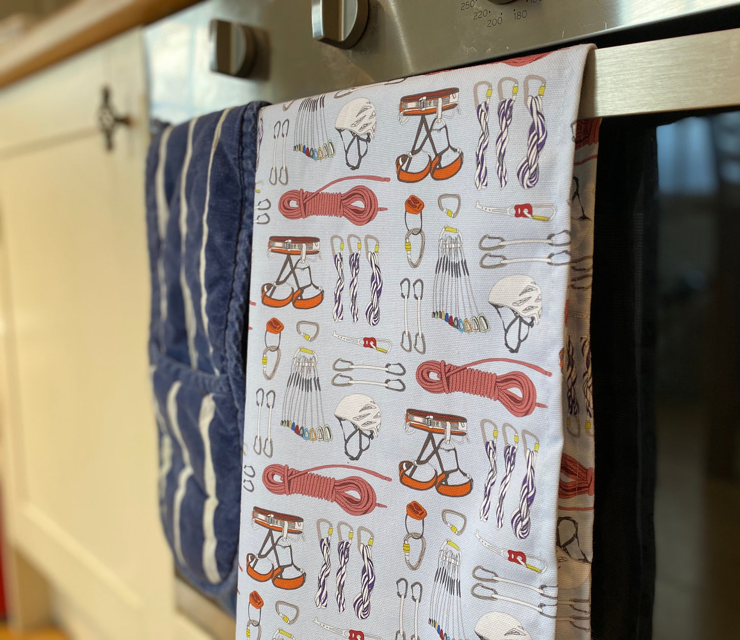 Rock Climbing Tea towel