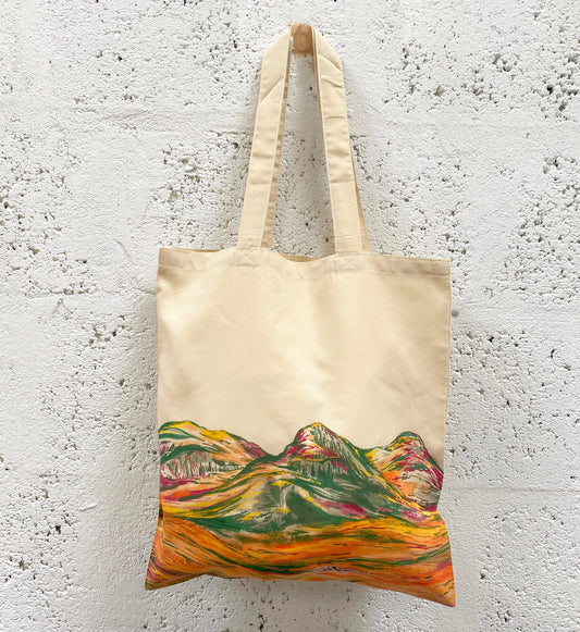 Three Sisters of Glen Coe Mountain Tote Bag