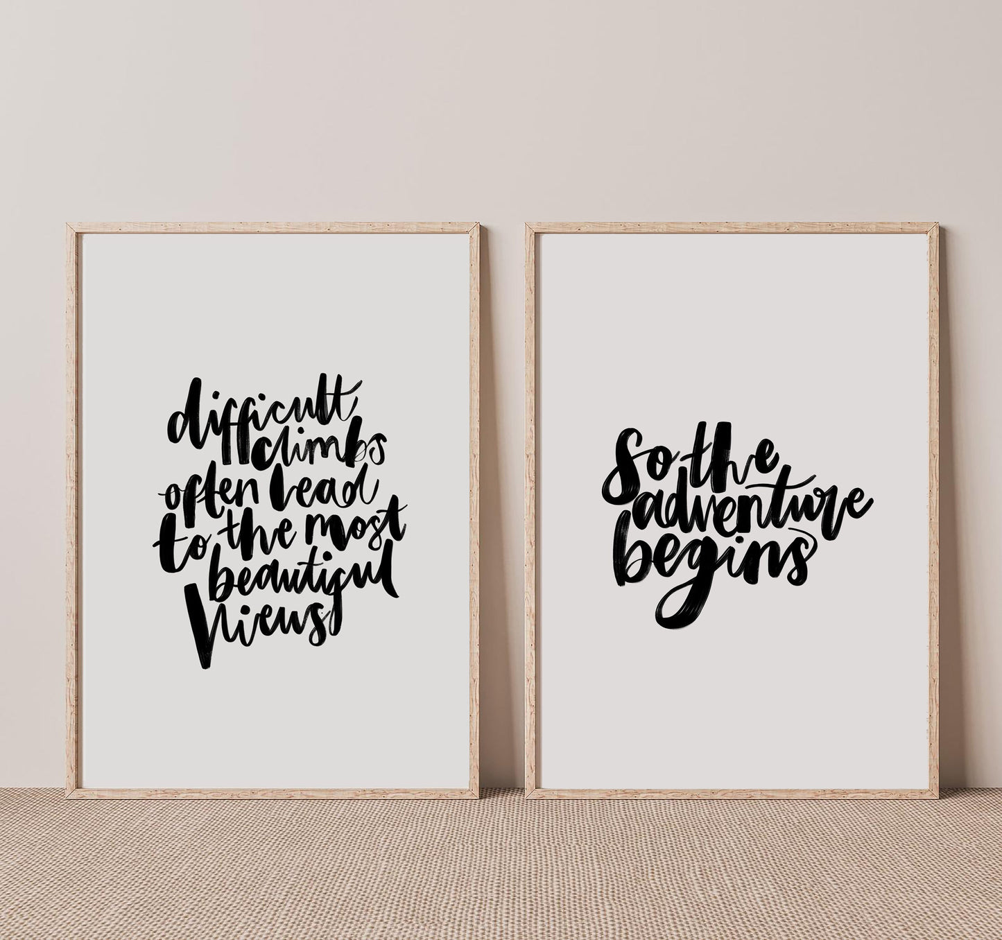 So The Adventures Begins Art Print