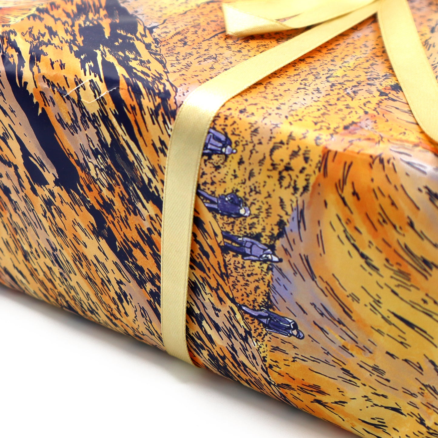 Orange Mountain Wrapping Paper