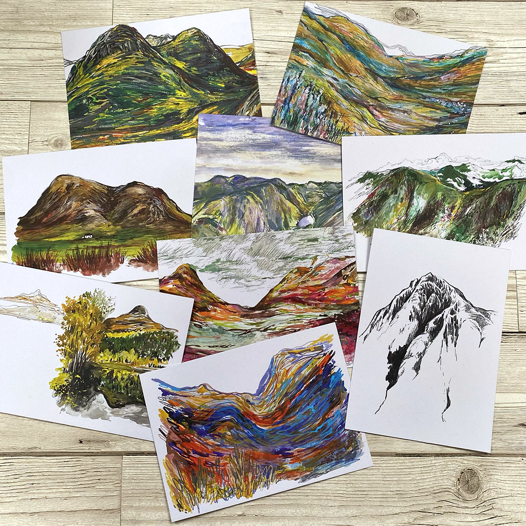 Limited Edition Glencoe Sketchbook Postcard Set One