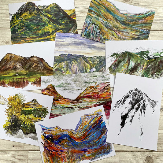 Limited Edition Glencoe Sketchbook Postcard Set One