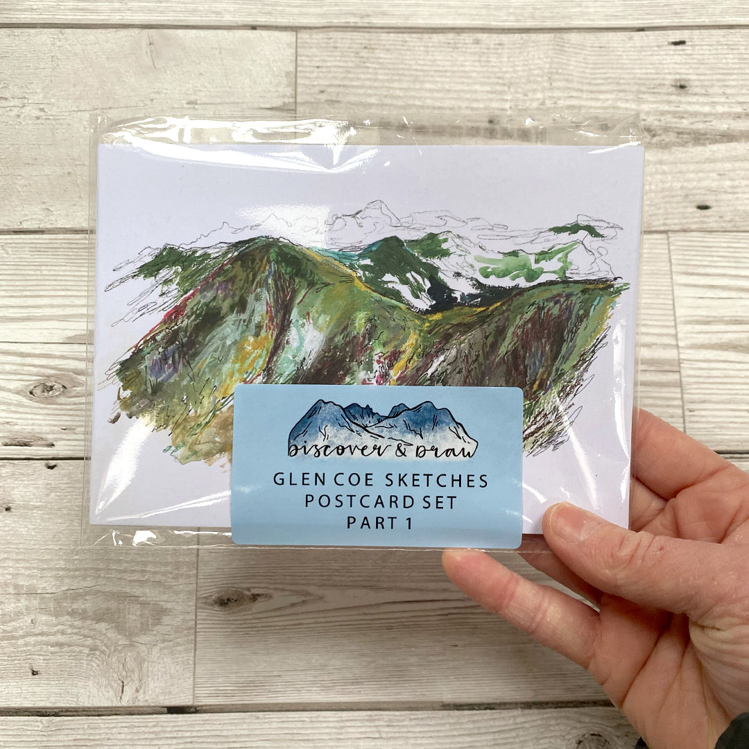 Limited Edition Glencoe Sketchbook Postcard Set One