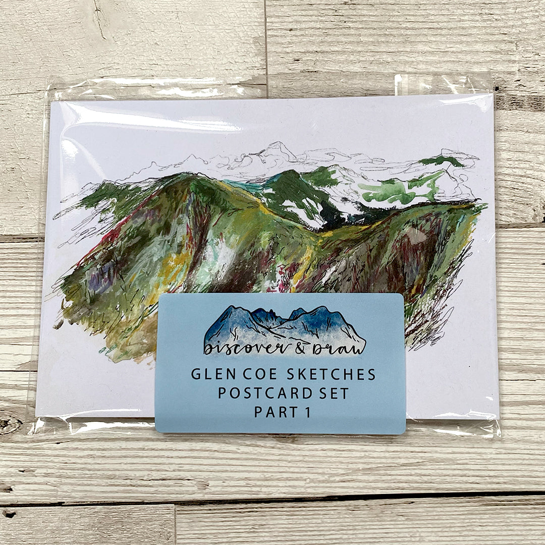 Limited Edition Glencoe Sketchbook Postcard Set One